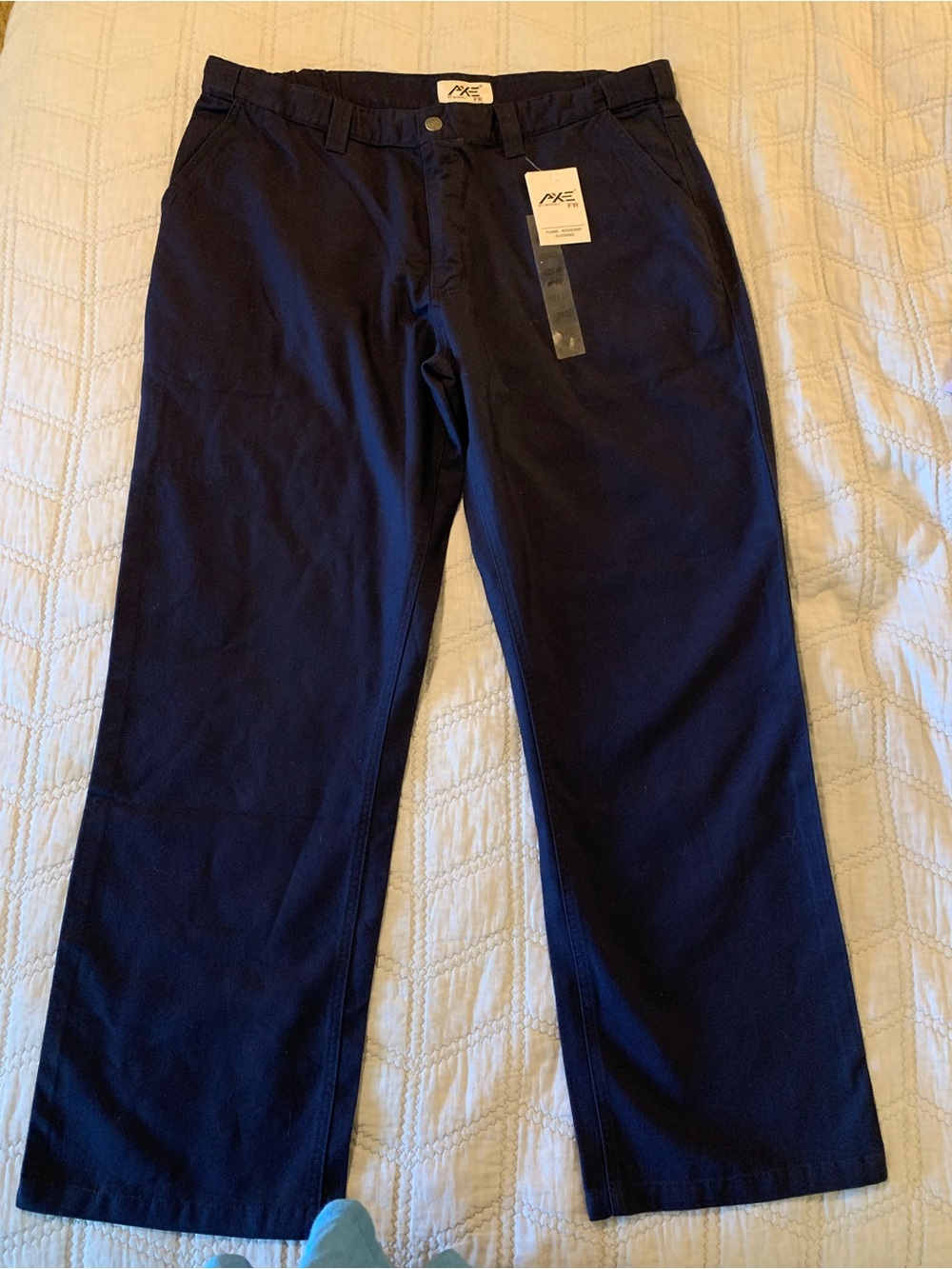 AXE by Wohali Flame Resistant Navy Roundhouse Pants Size 42 X 32 NWT
